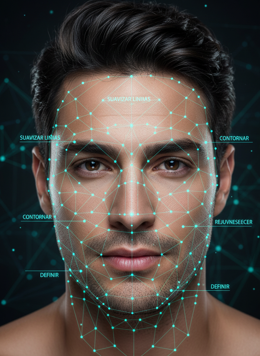 IA Análise Facial Masculina
