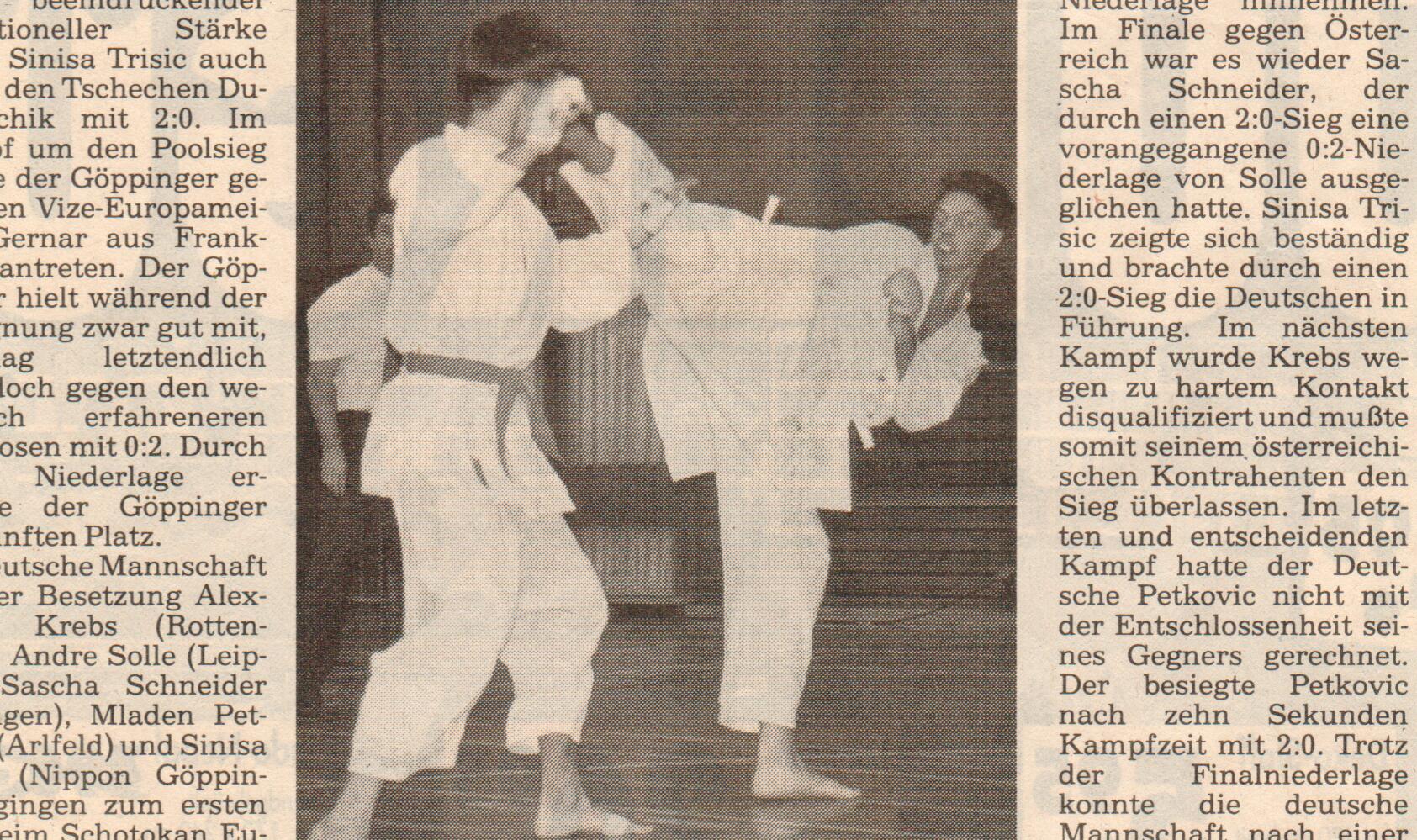 Sinisa Trisic - Historical Karate Competition