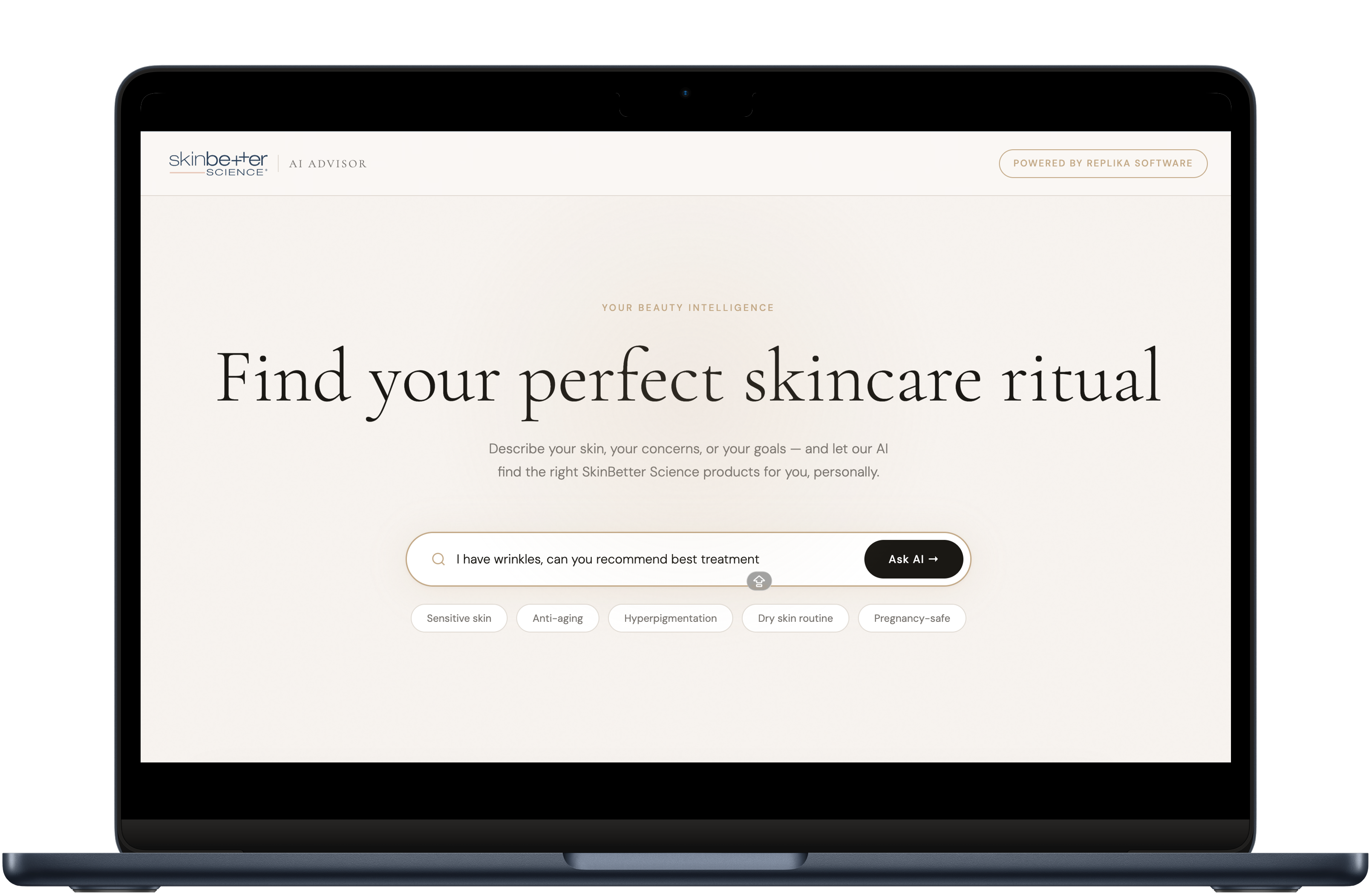 SkinBetter Science AI Advisor - Find your perfect skincare ritual