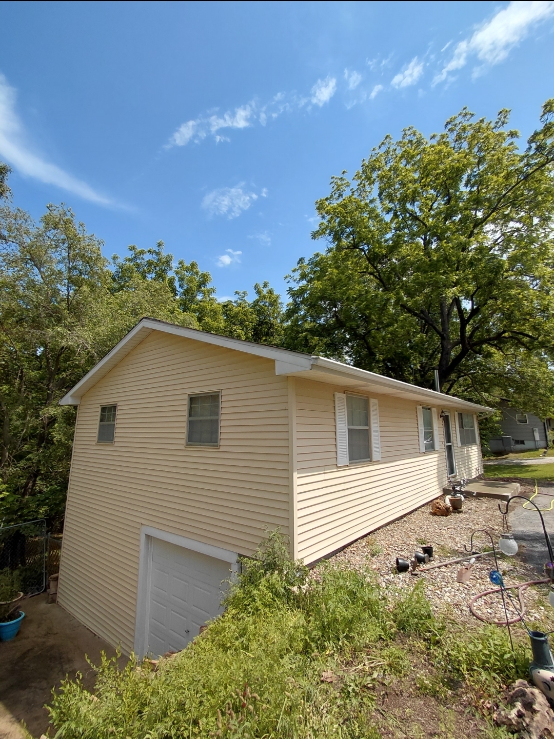 Garage Siding - Before
