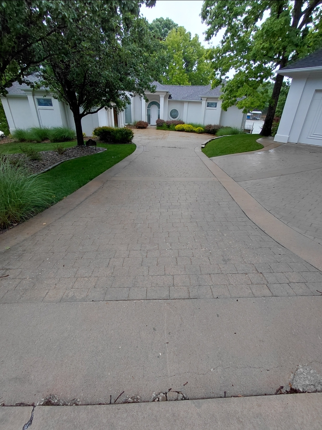 Paver Driveway - Before