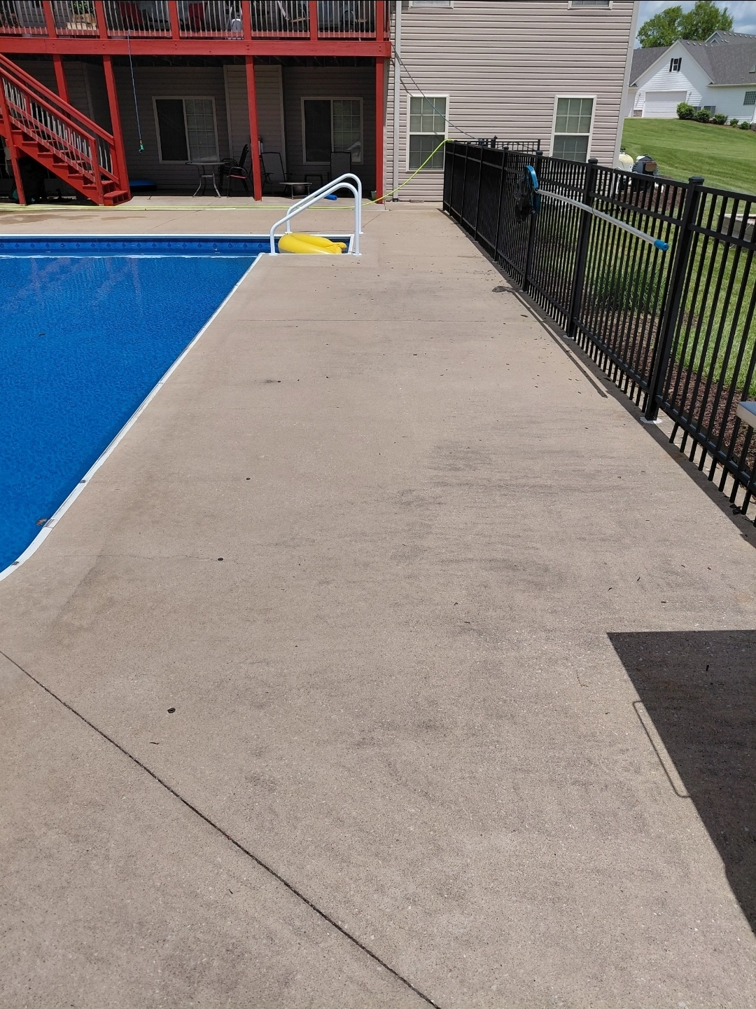 Pool Patio Area - Before