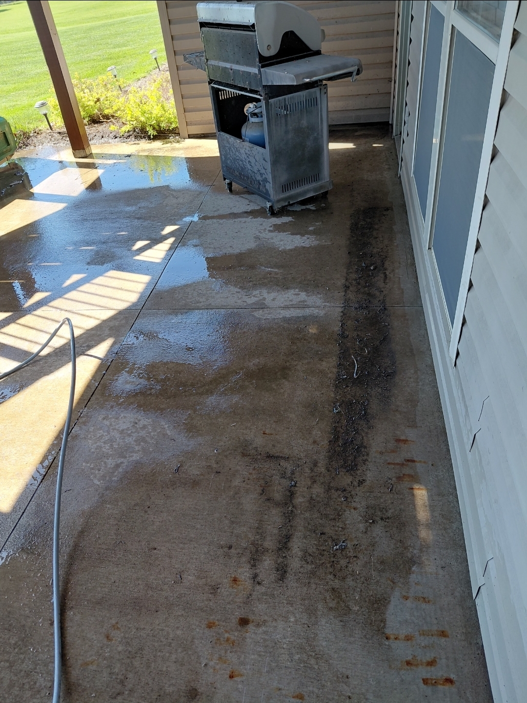 Under Deck Patio - Before