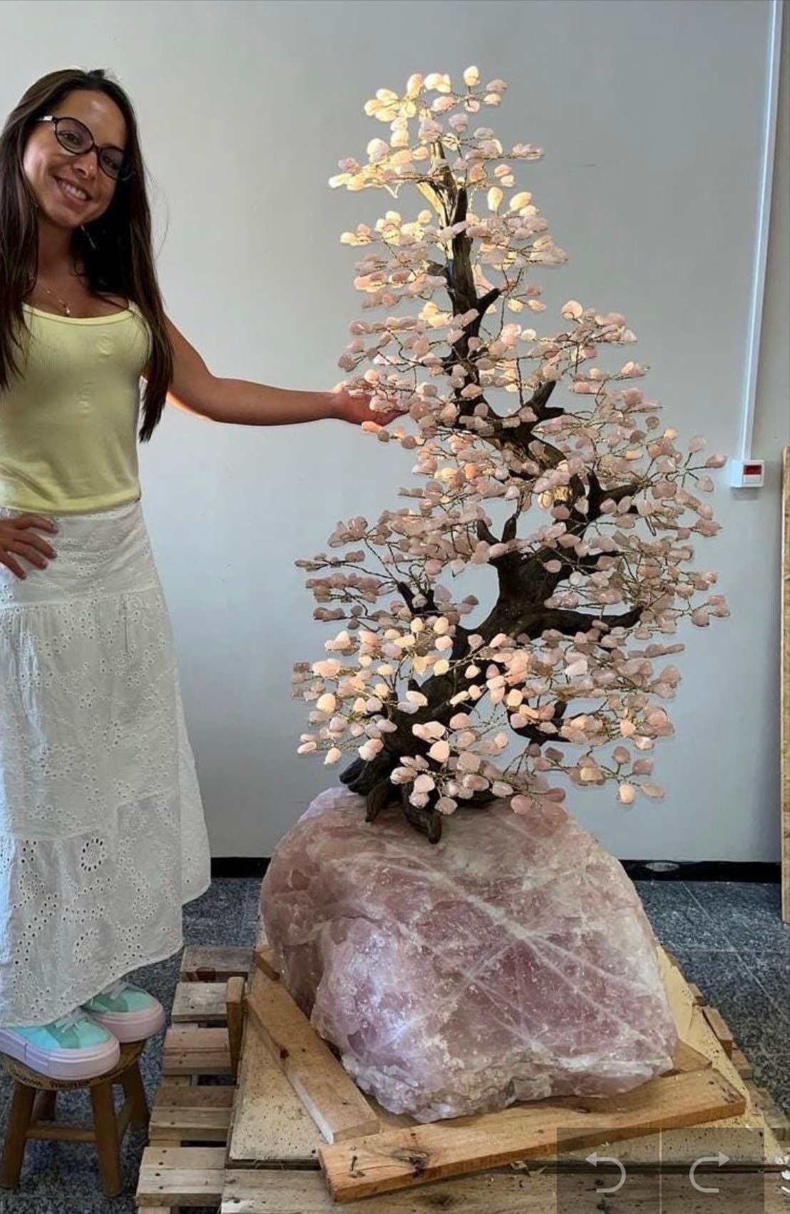 Gemstone Trees - Rose Quartz