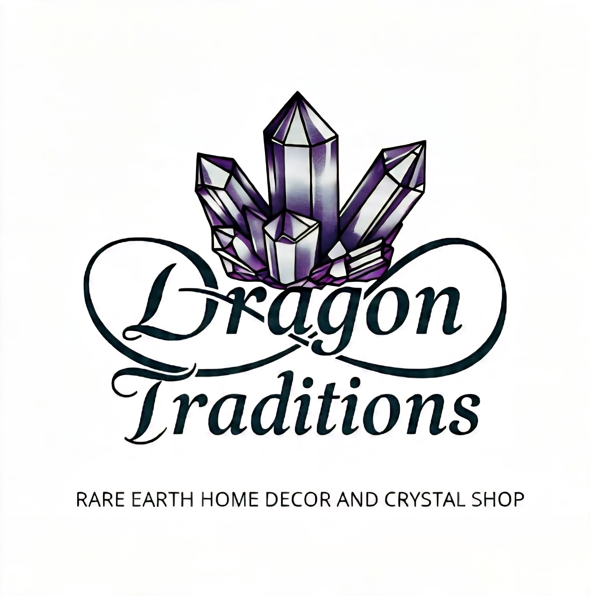 Dragon Traditions crystal shop logo