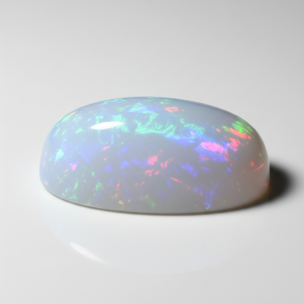Opal crystal - detailed view showing color and natural formation