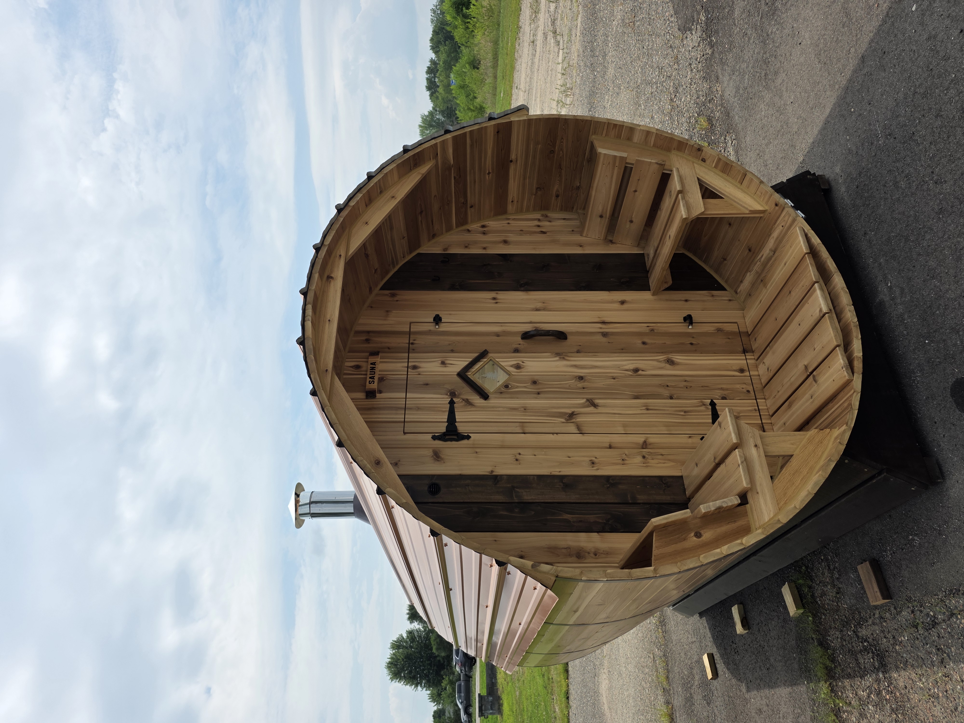 Setri 8 Person Cedar Barrel Sauna 8 Person Sauna Thumbnail - St. Cloud Minnesota