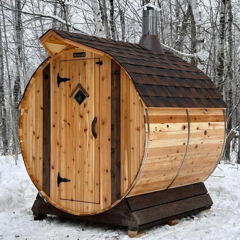 Setri 4 Person Cedar Barrel Sauna 4 Person Sauna Thumbnail - St. Cloud Minnesota