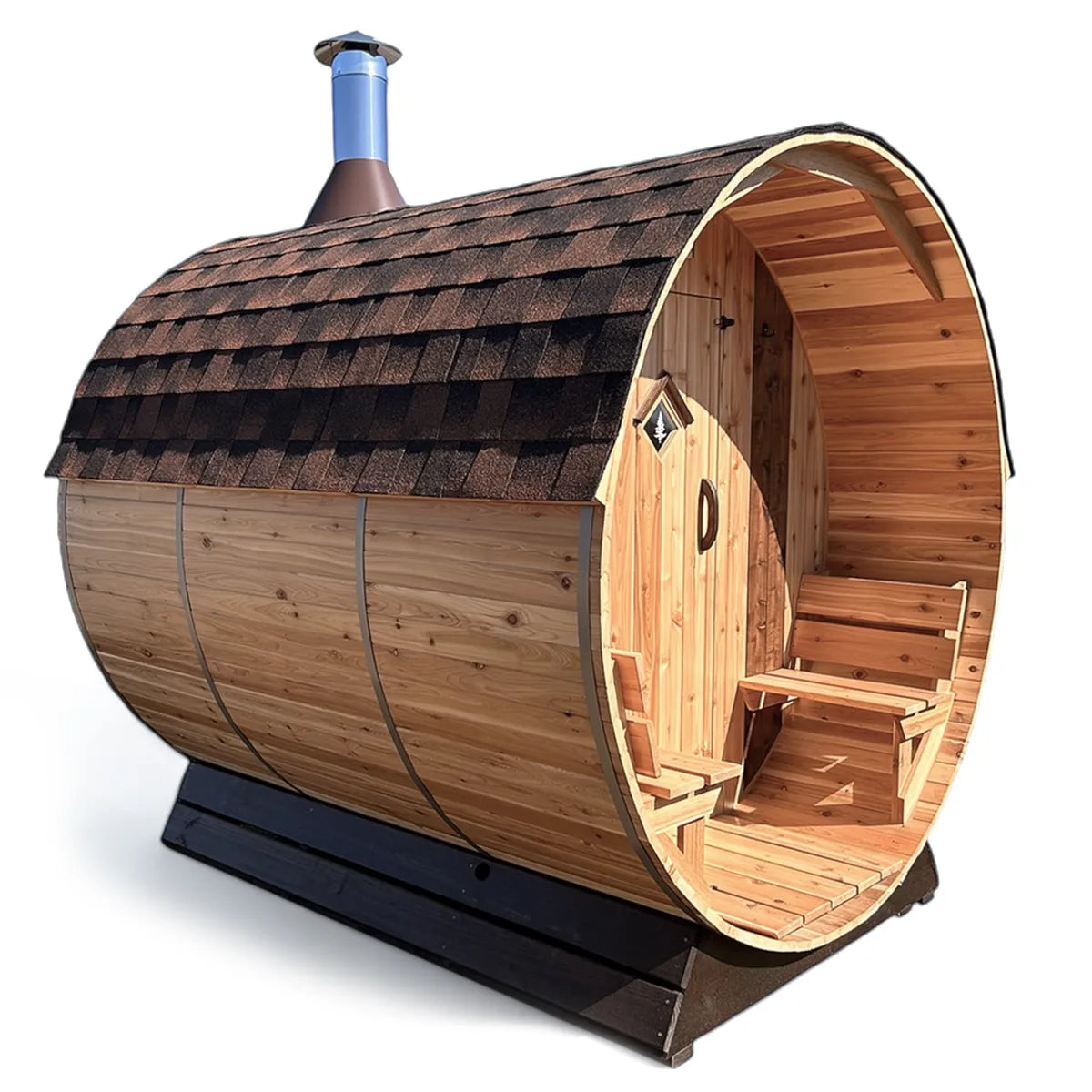 Setri 8 Person Cedar Barrel Sauna 8 Person Sauna - St. Cloud Minnesota