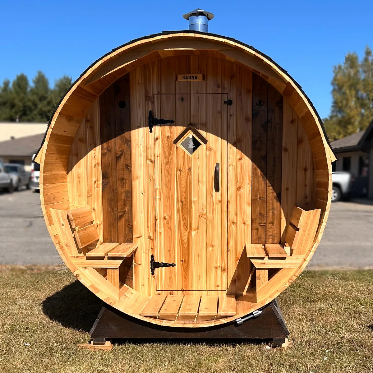 Setri 8 Person Cedar Barrel Sauna 8 Person Sauna Thumbnail - St. Cloud Minnesota