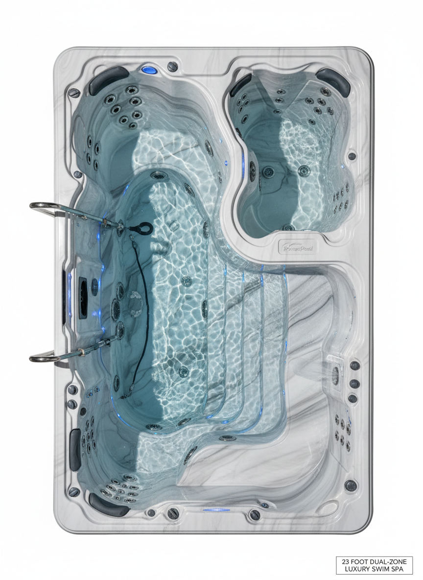 American Whirlpool DM8 Model Swim Spa 8 Person Swim Spa Thumbnail - St. Cloud Minnesota
