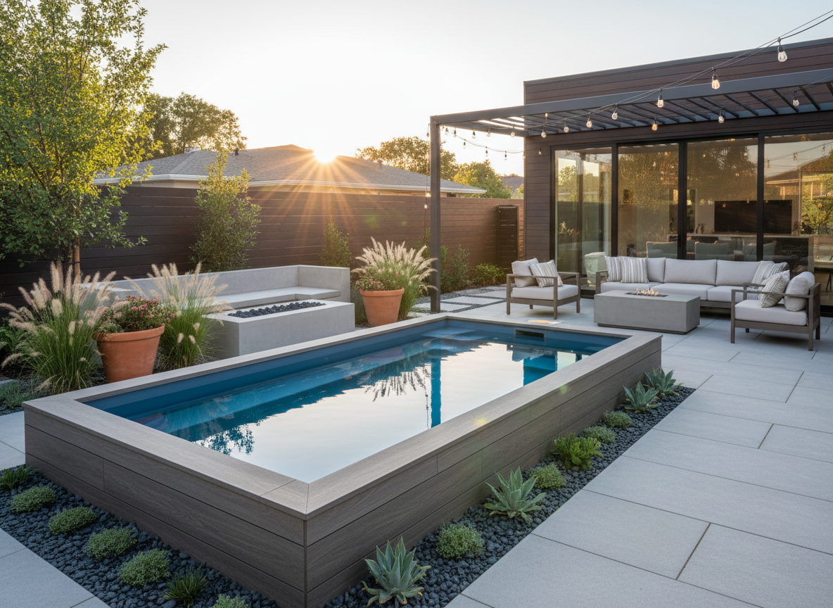 The Little Pool Co Relax 4.0 Fiberglass Pool Thumbnail - St. Cloud Minnesota