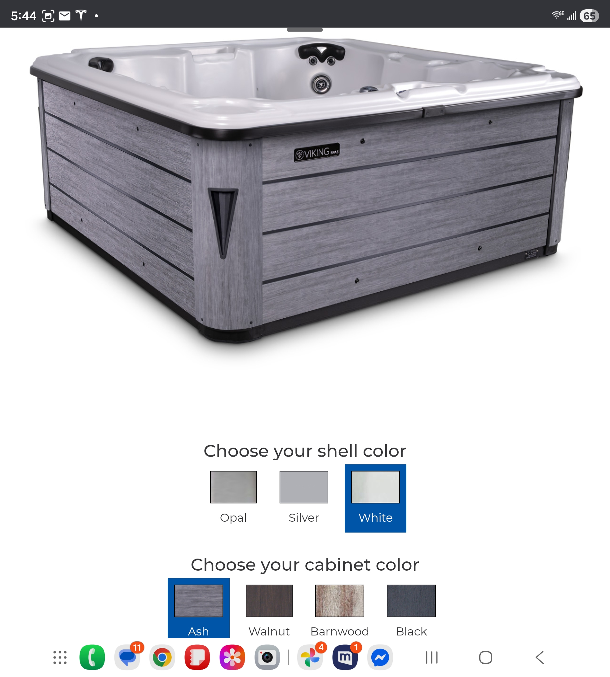 Viking Regal P+ Element Series 4-5 Person Hot Tub - St. Cloud Minnesota