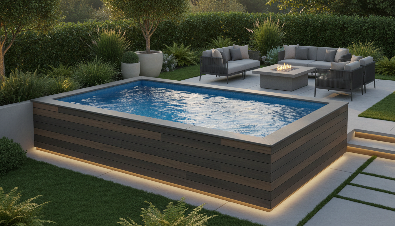 The Little Pool Co Plunge 3.8 Fiberglass Pool - St. Cloud Minnesota