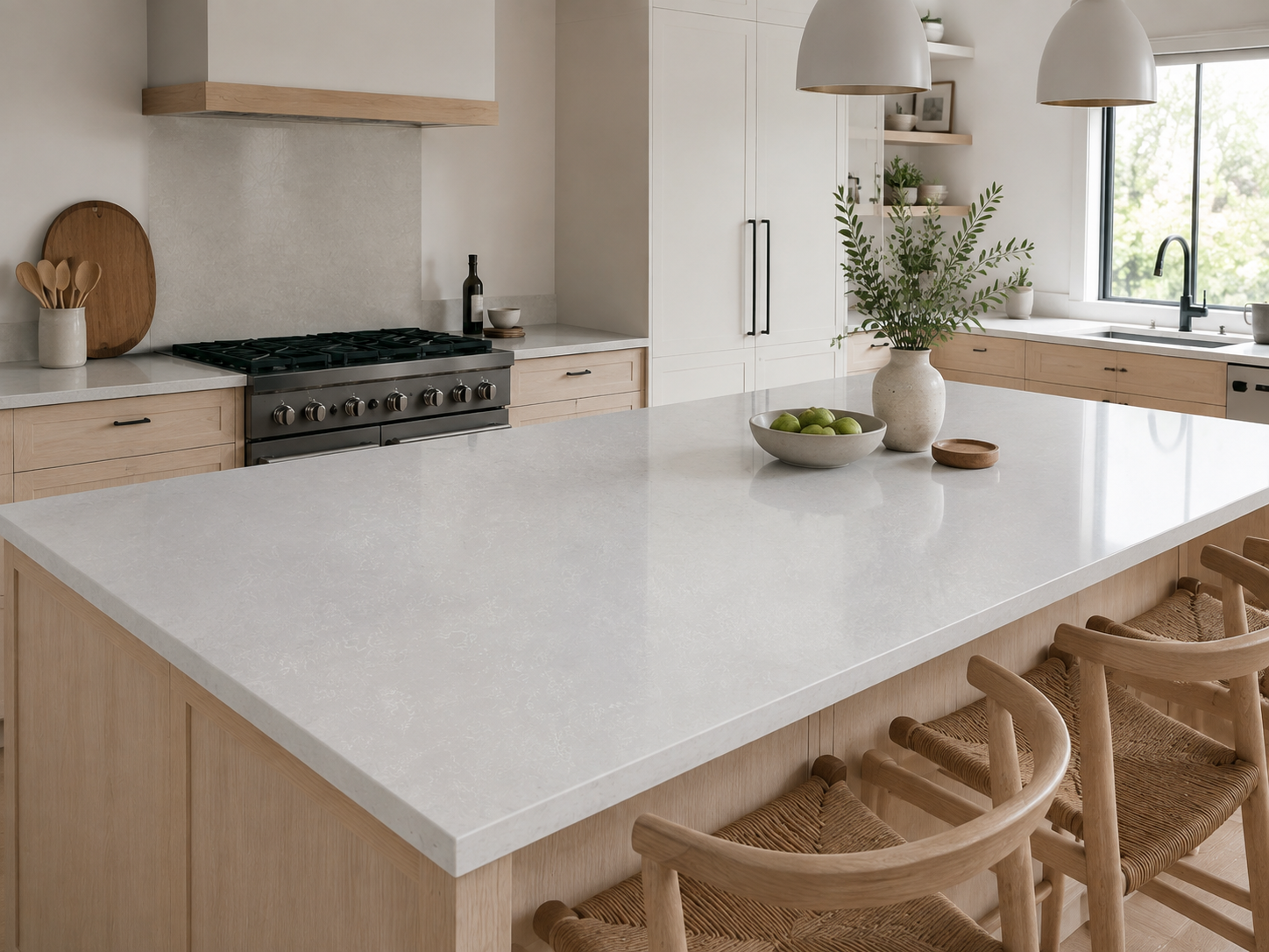 Concept visualization of TCE 1607 Pacific Grey in a space