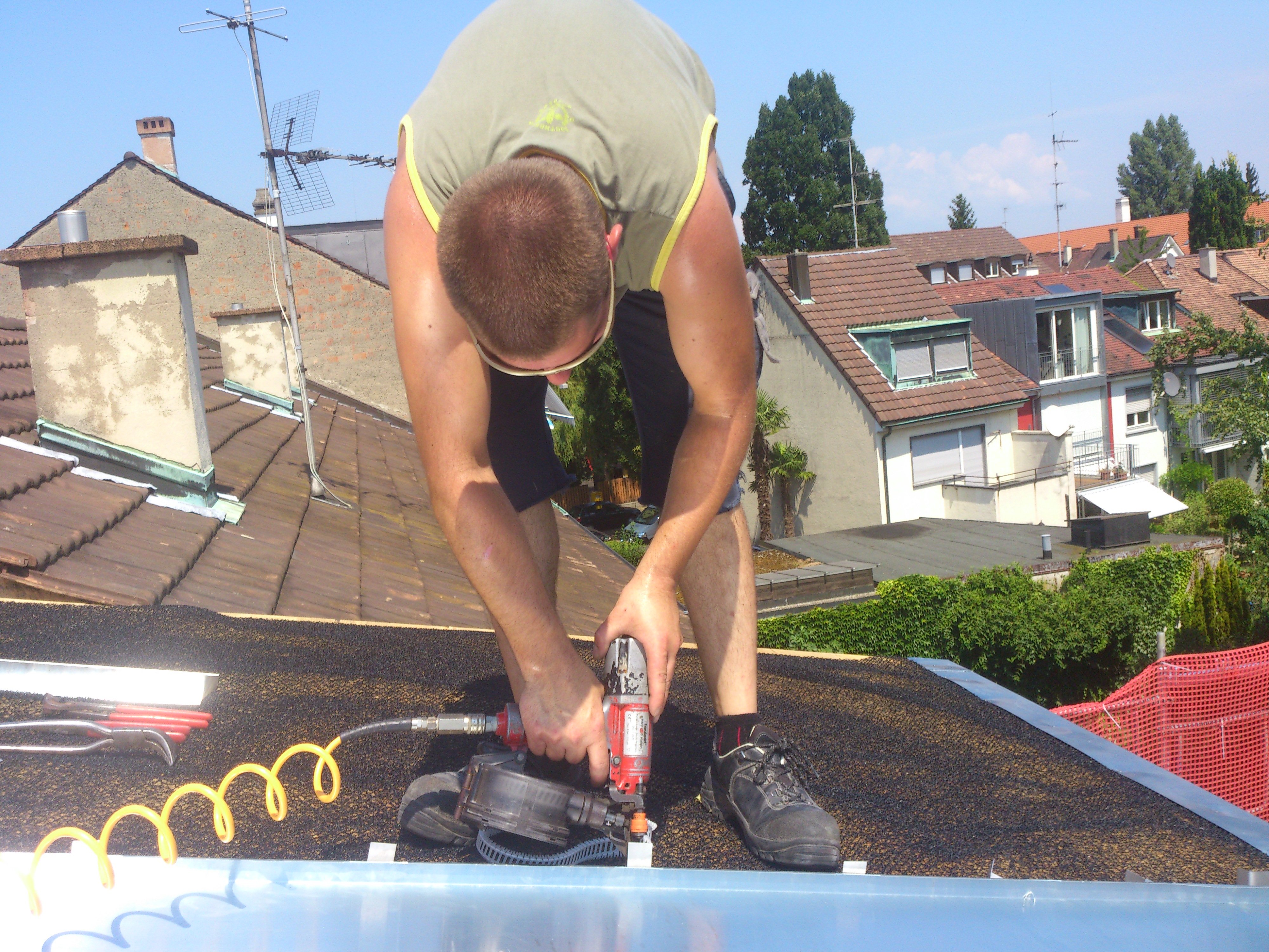 Blechscharenmontage