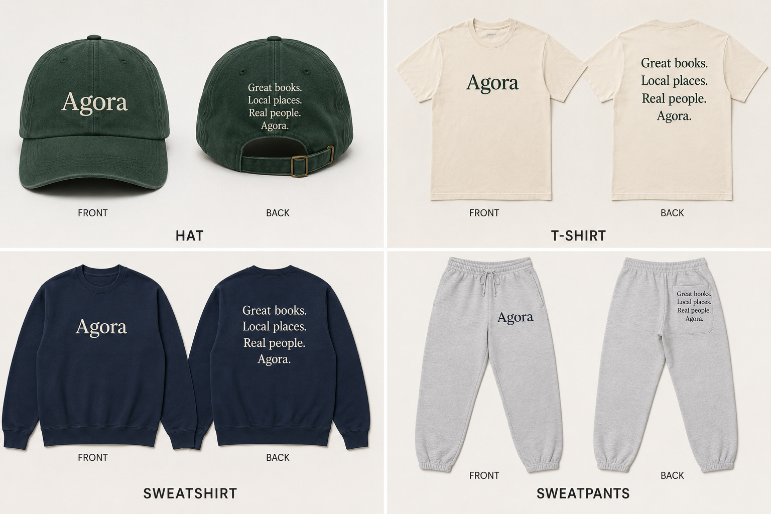 Agora merchandise collection