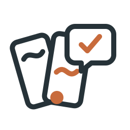 Material selection and project support icon