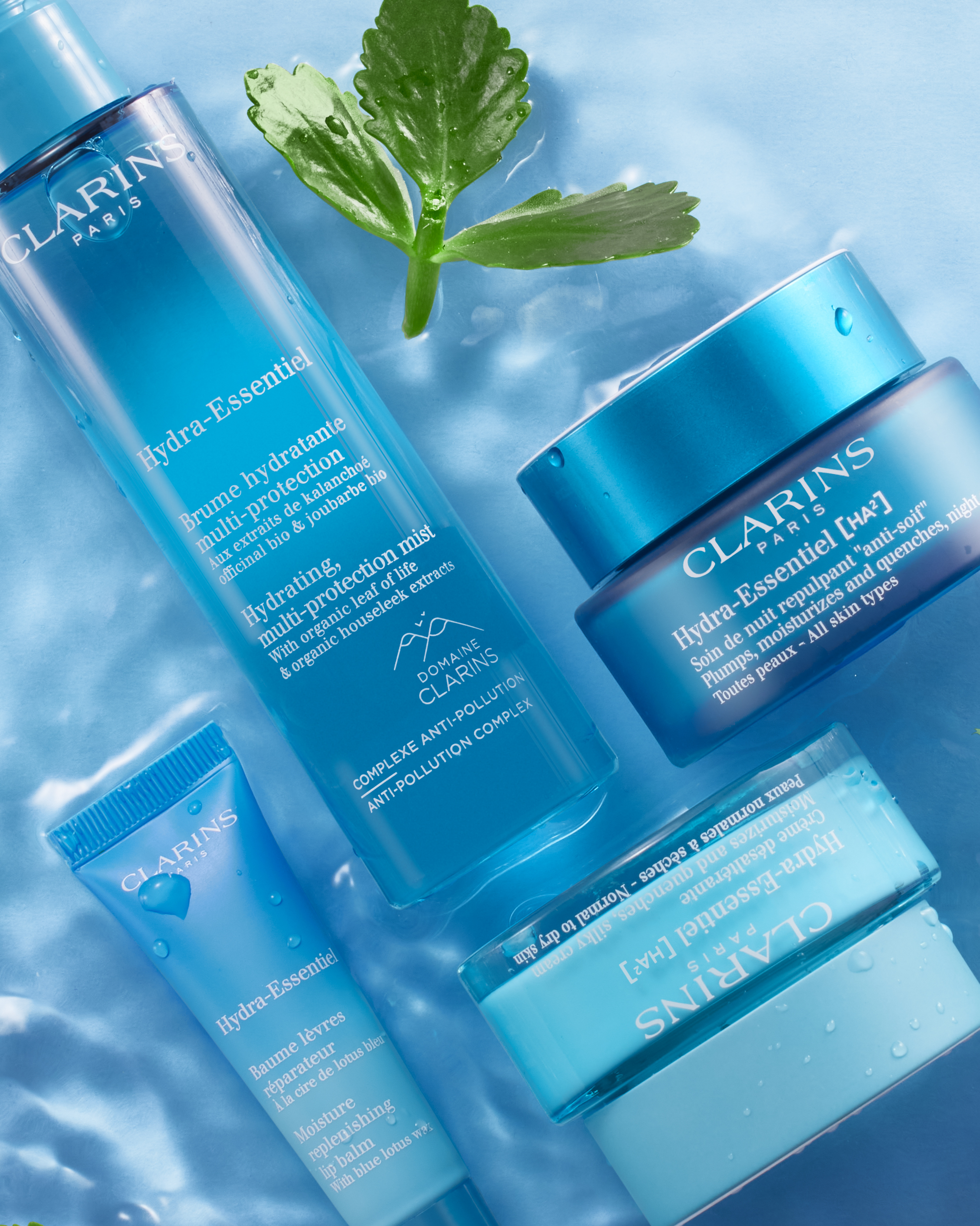 Clarins skincare treatment