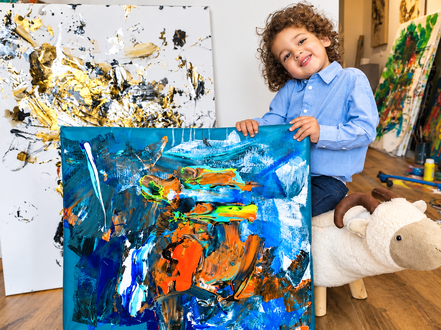 Baby Artist John Christian Caldeira Weibull Sets Guinness World Record Before His First Birthday