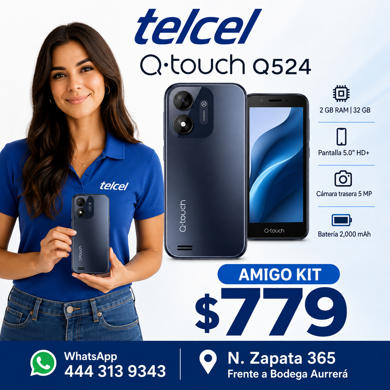 Q524 32 GB — MMobile Telcel SLP
