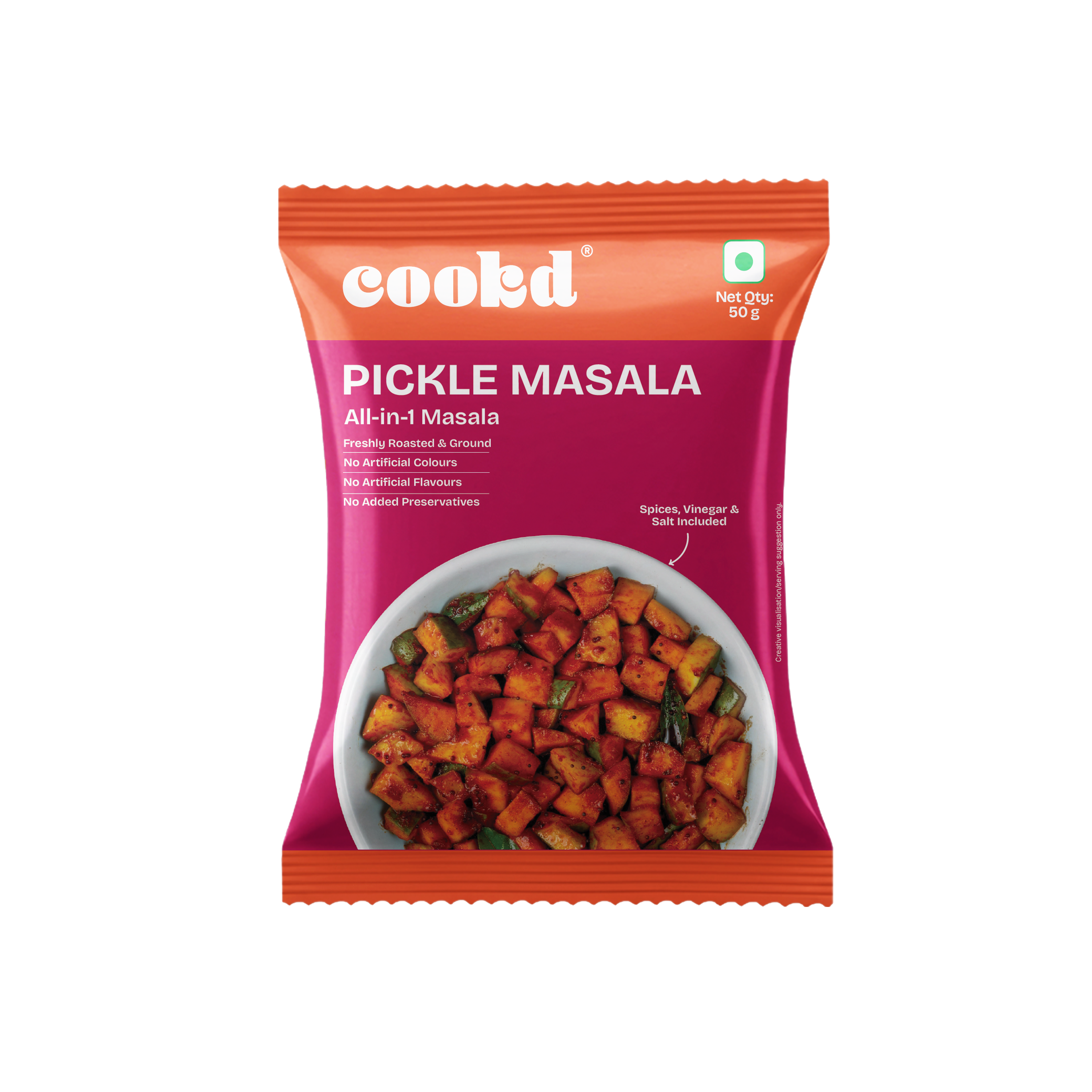 Pickle Masala - Front of Pack