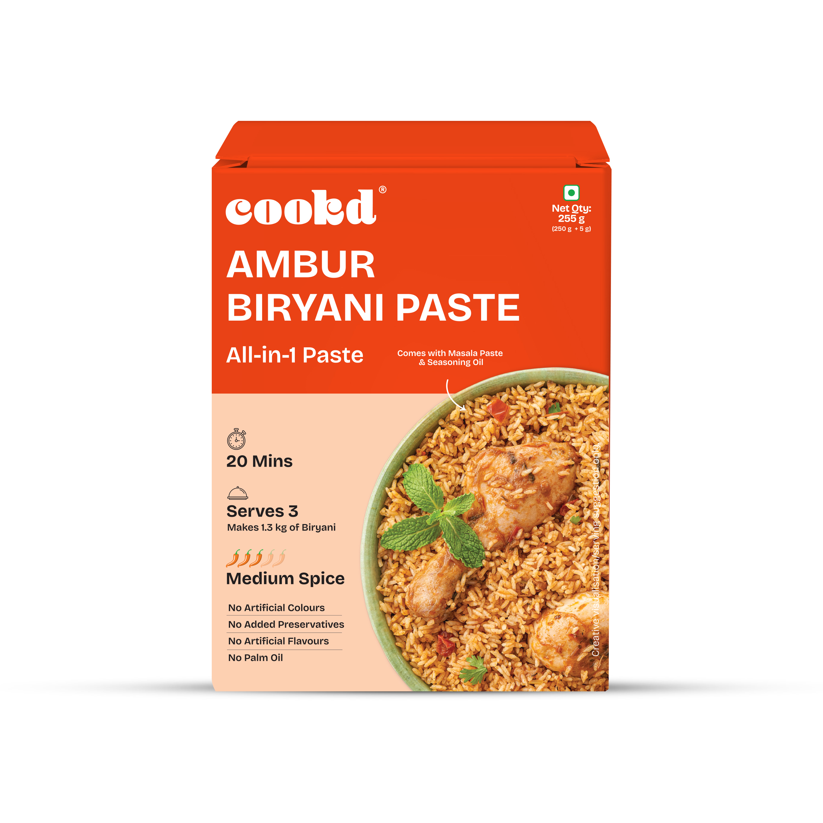 Ambur Biryani Paste - Front of Pack