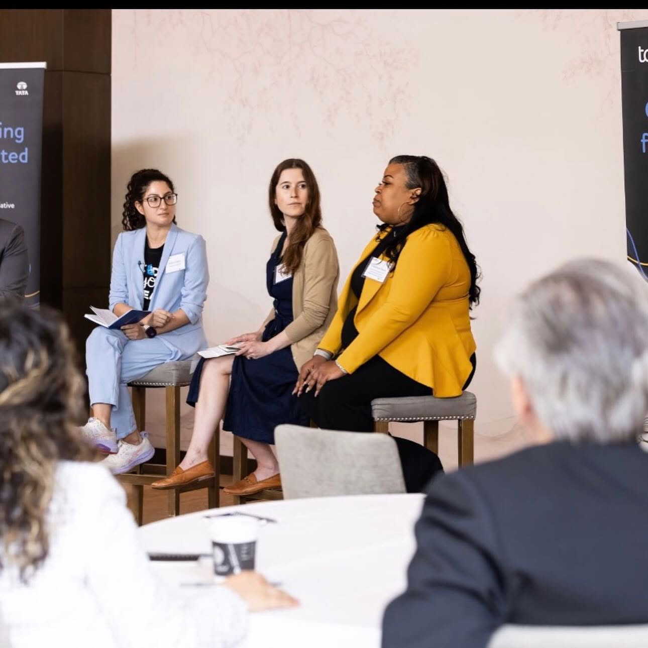 Kimberly K. Harris speaking on a panel