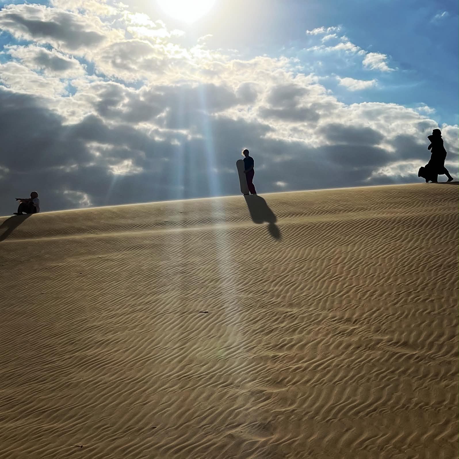 Zand surfen