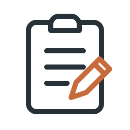 Leave your project details step icon