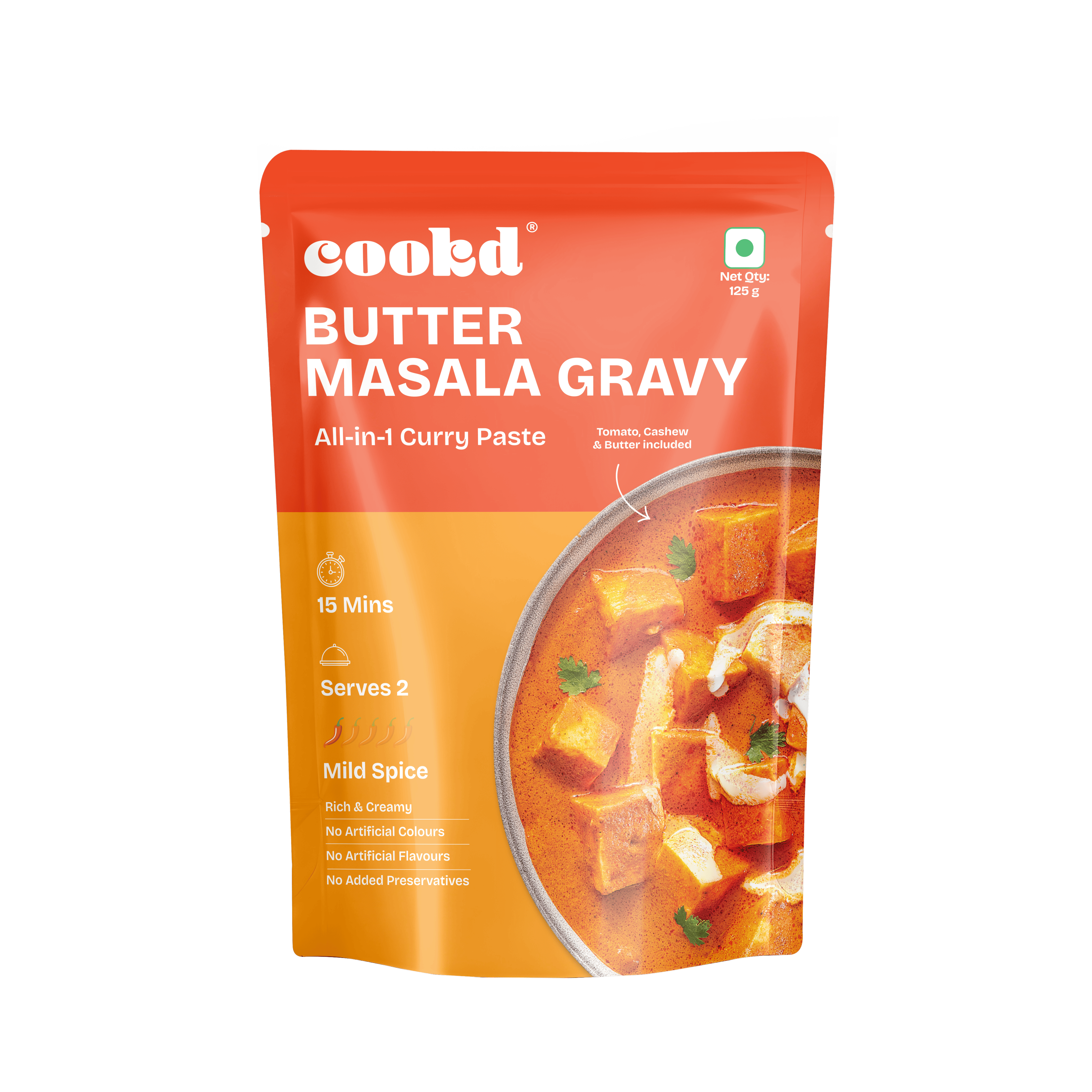 Butter Masala Gravy - Front of Pack