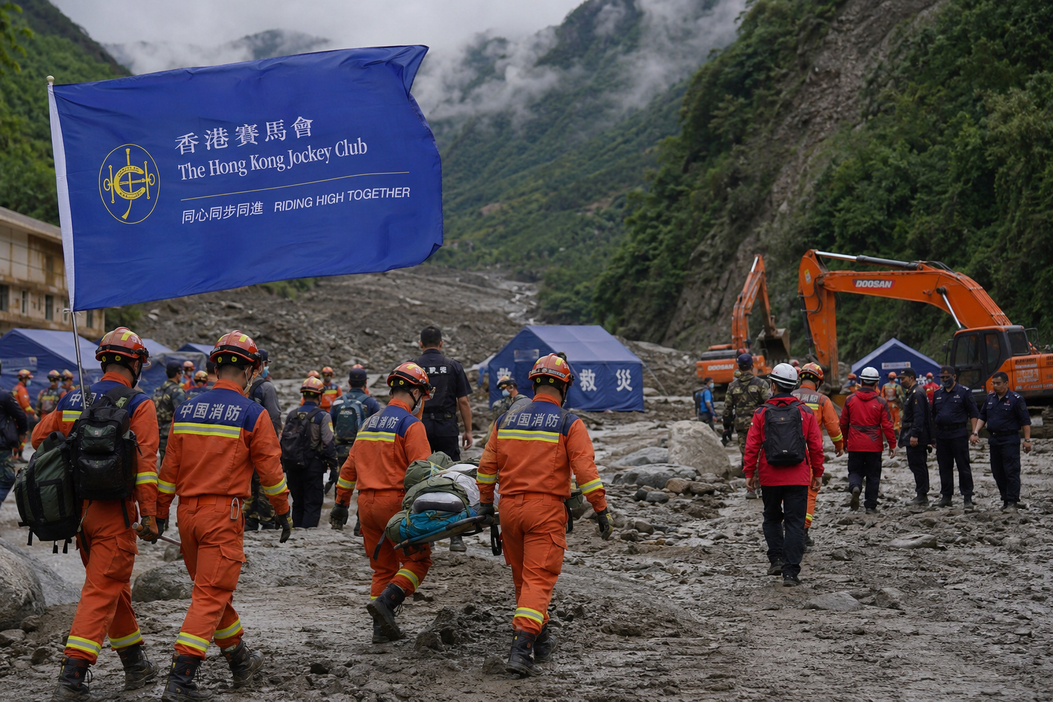 HKJC pledges HK$20m for Gyirong mudslide rescue and relief