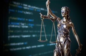Lady Justice and AI Technology