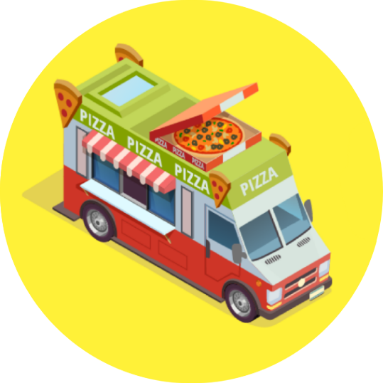 Pizza food truck category