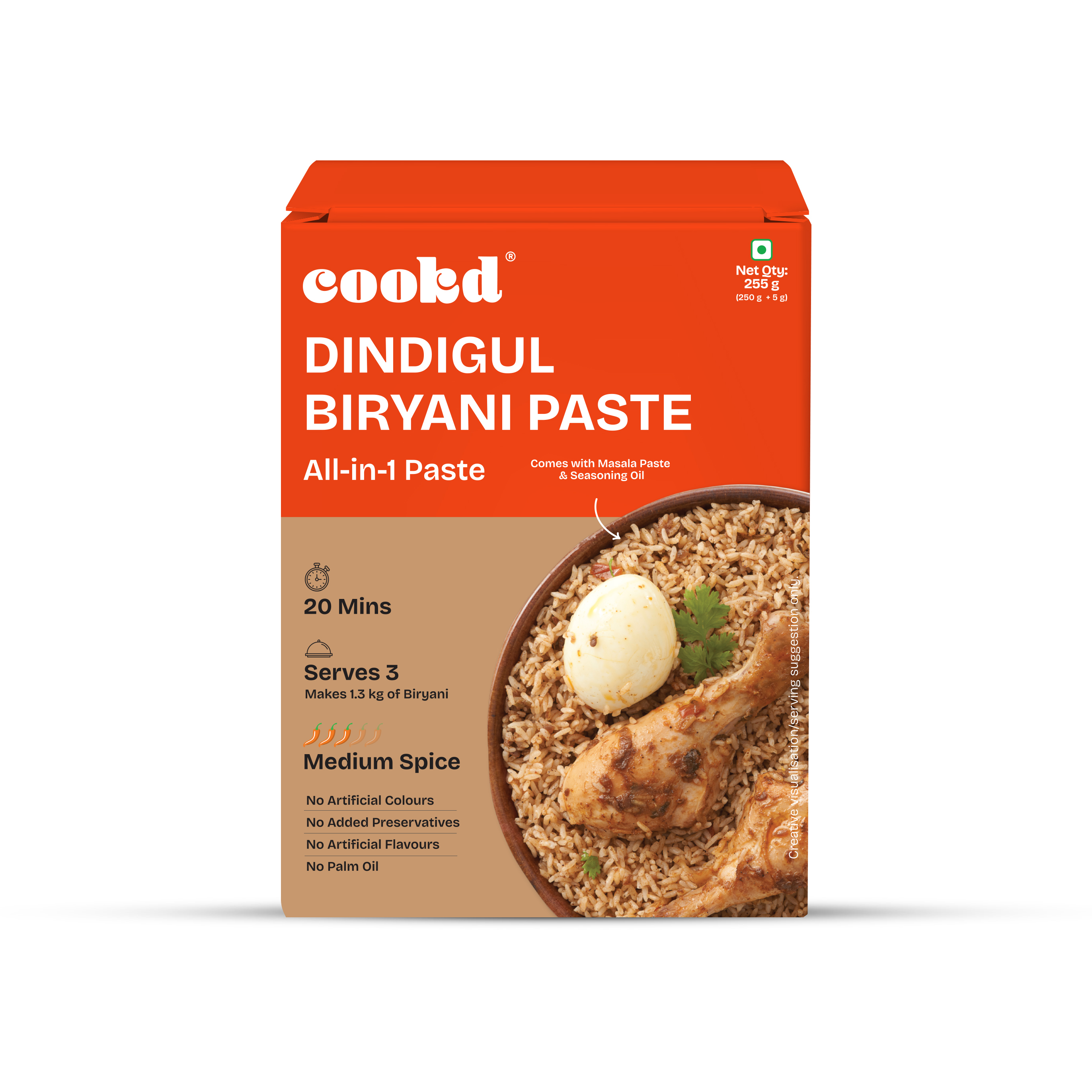 Dindigul Biryani Paste - Front of Pack