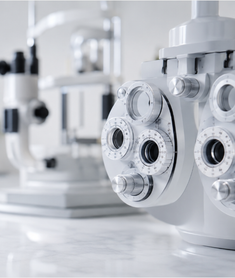 Phoropter eye examination equipment