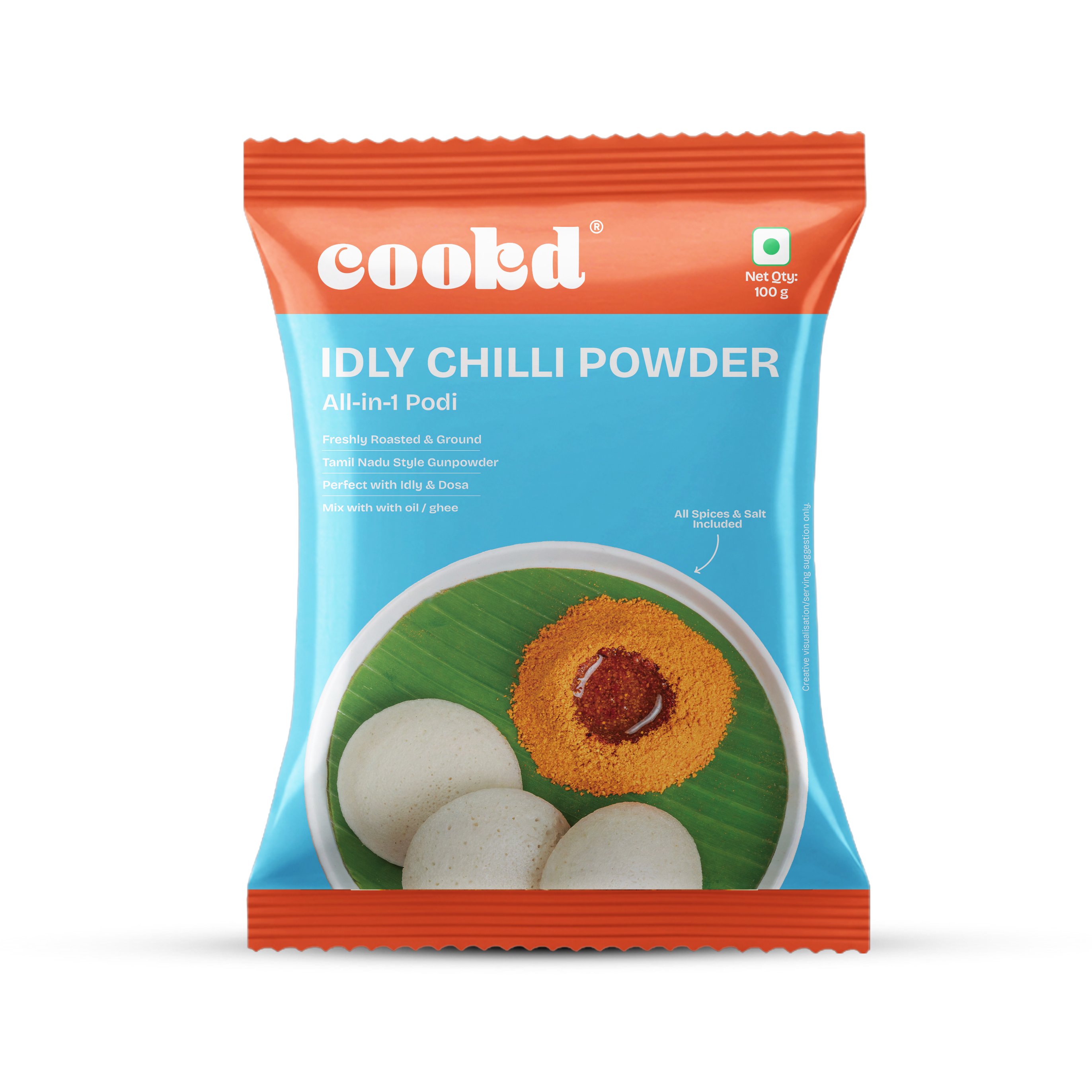 Idly Chilli Powder - Front of Pack