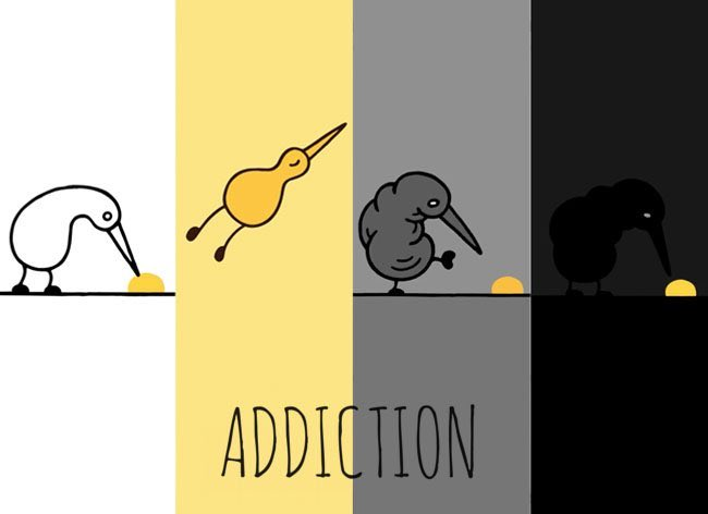 The four stages of addiction