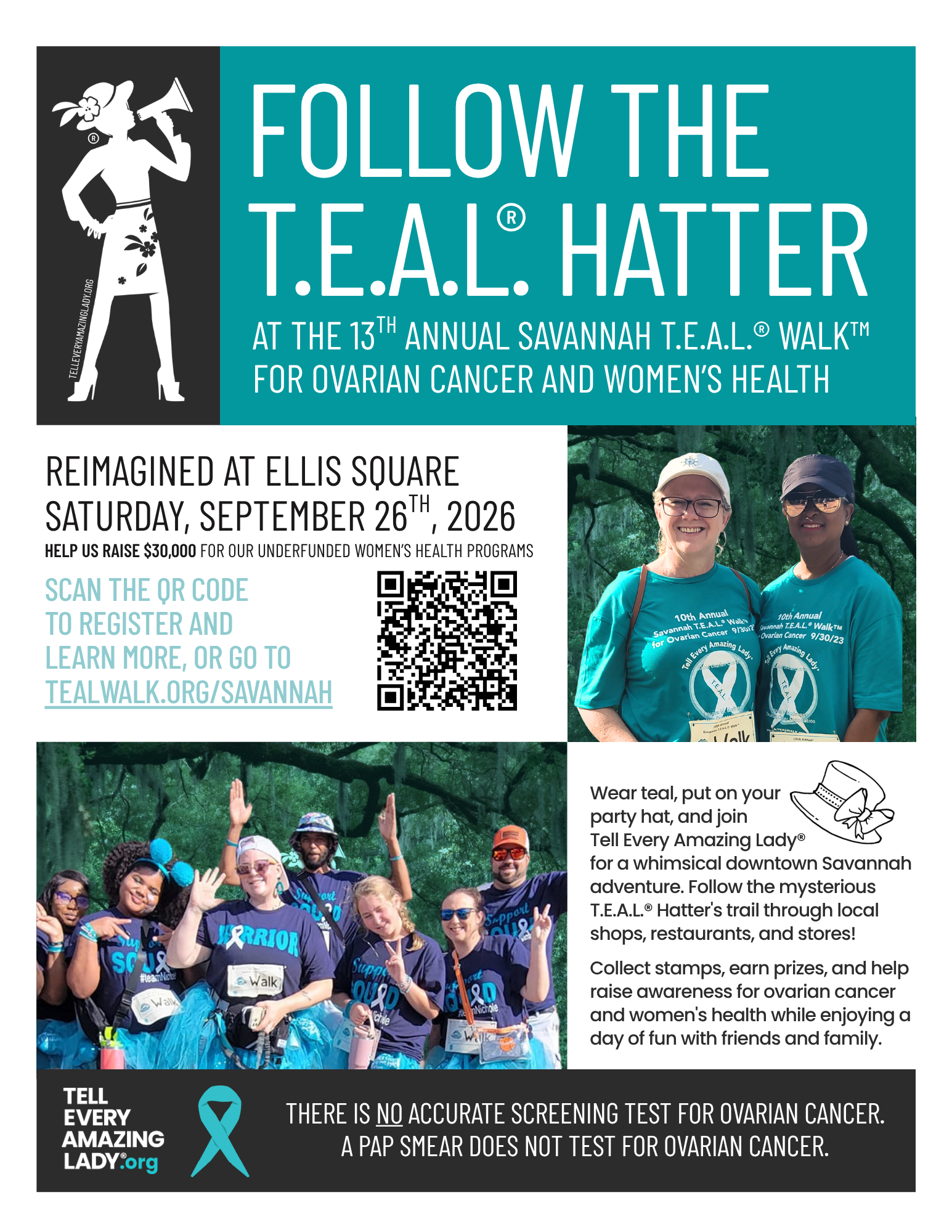 Teal Walk 2026 Ellis Square