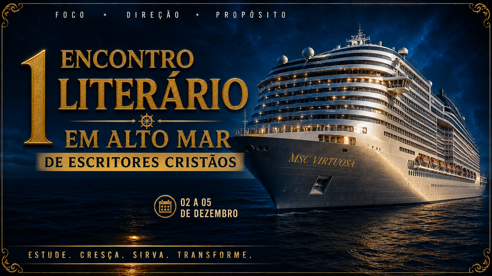 1º Encontro Literário em Alto Mar de Escritores Cristãos