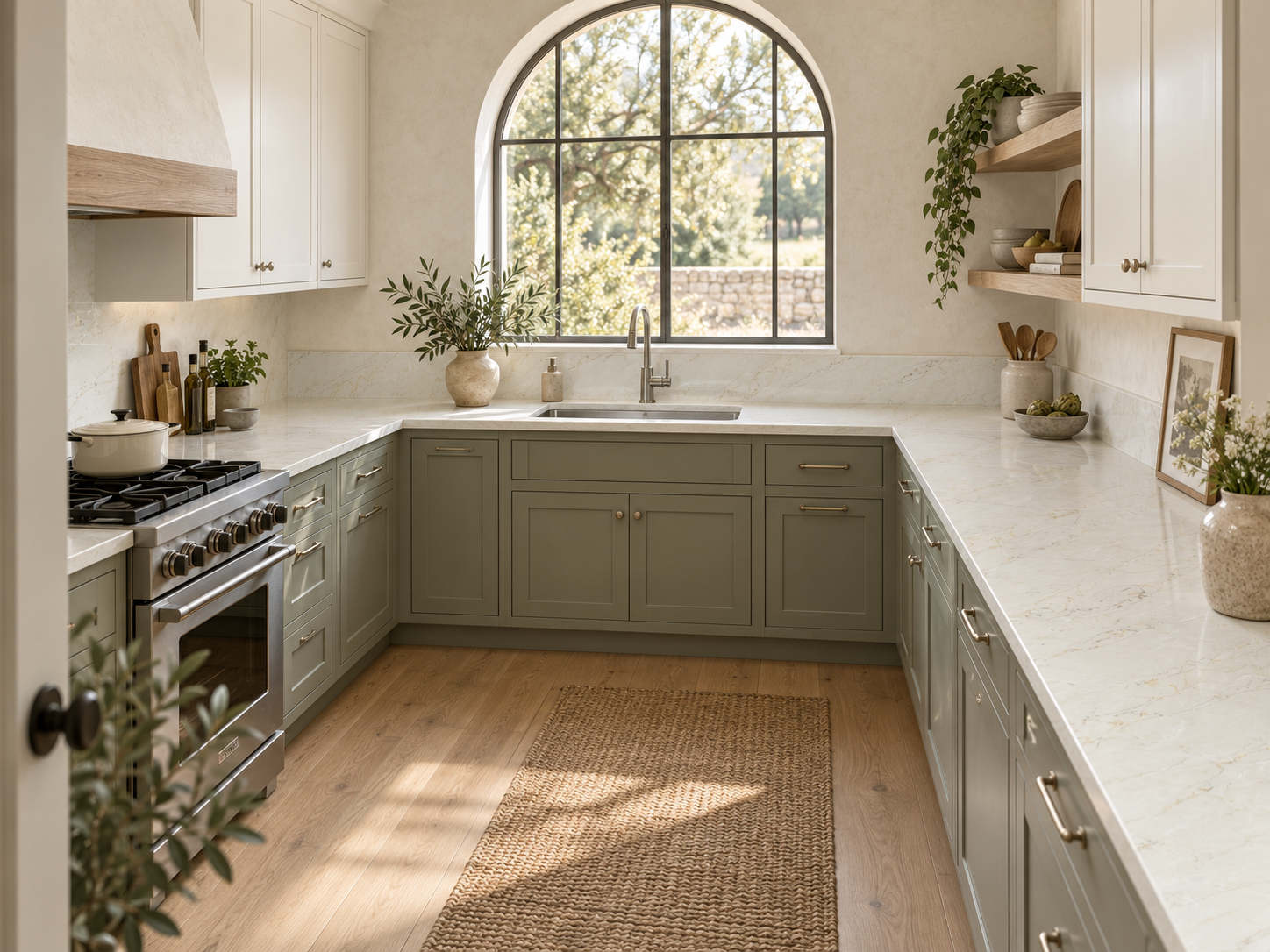 Concept visualization of TCE 4062 Dolce Crema in a kitchen