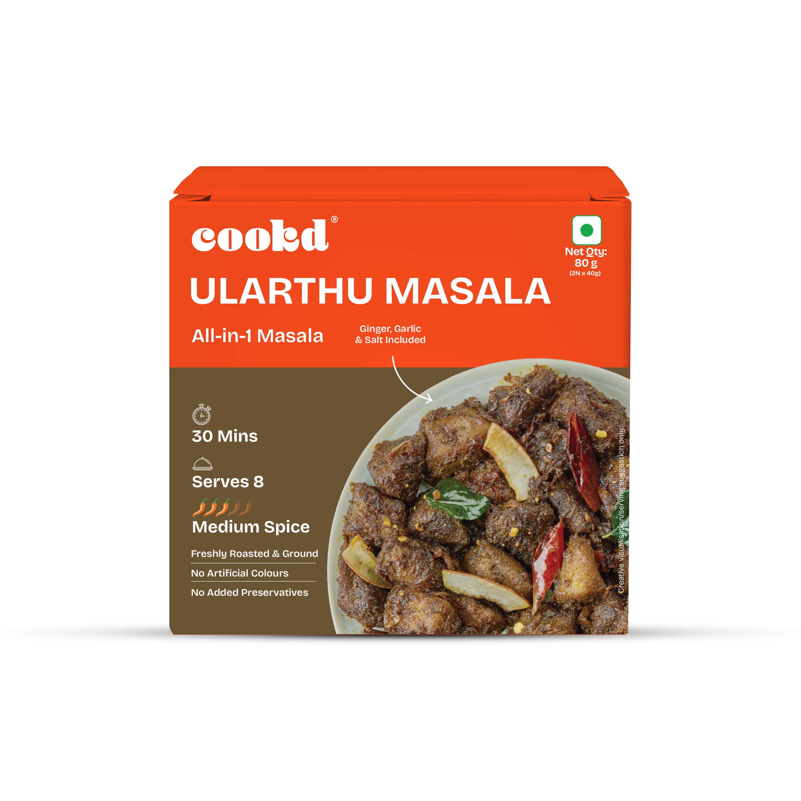 Ularthu Masala - Front of Pack
