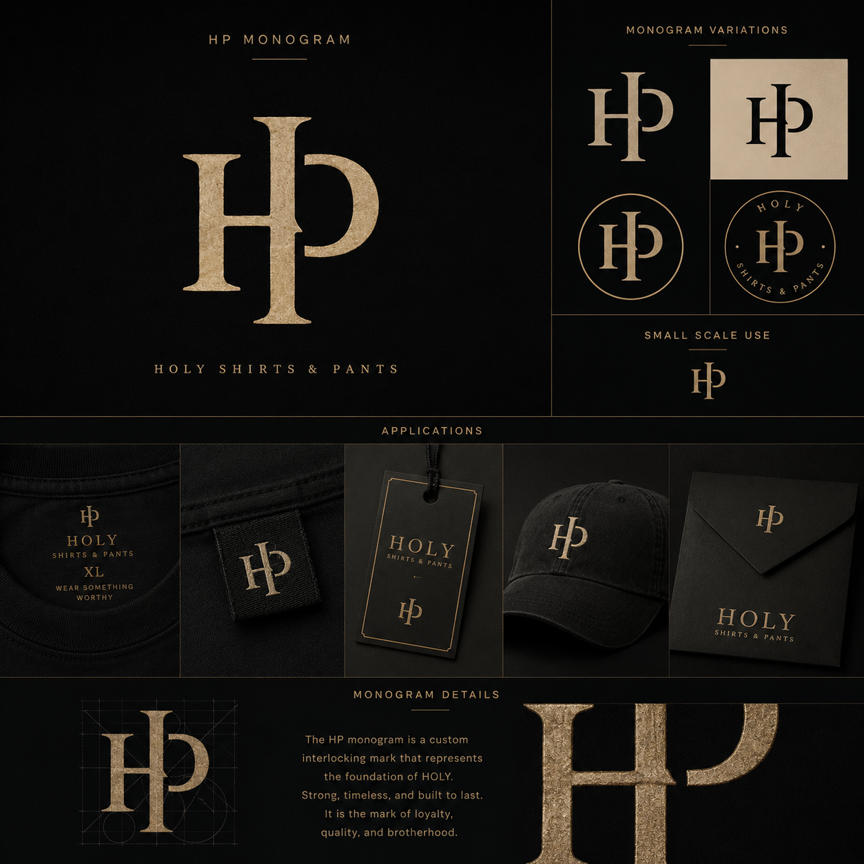 Holy Shirts & Pants Apparel Co. logo