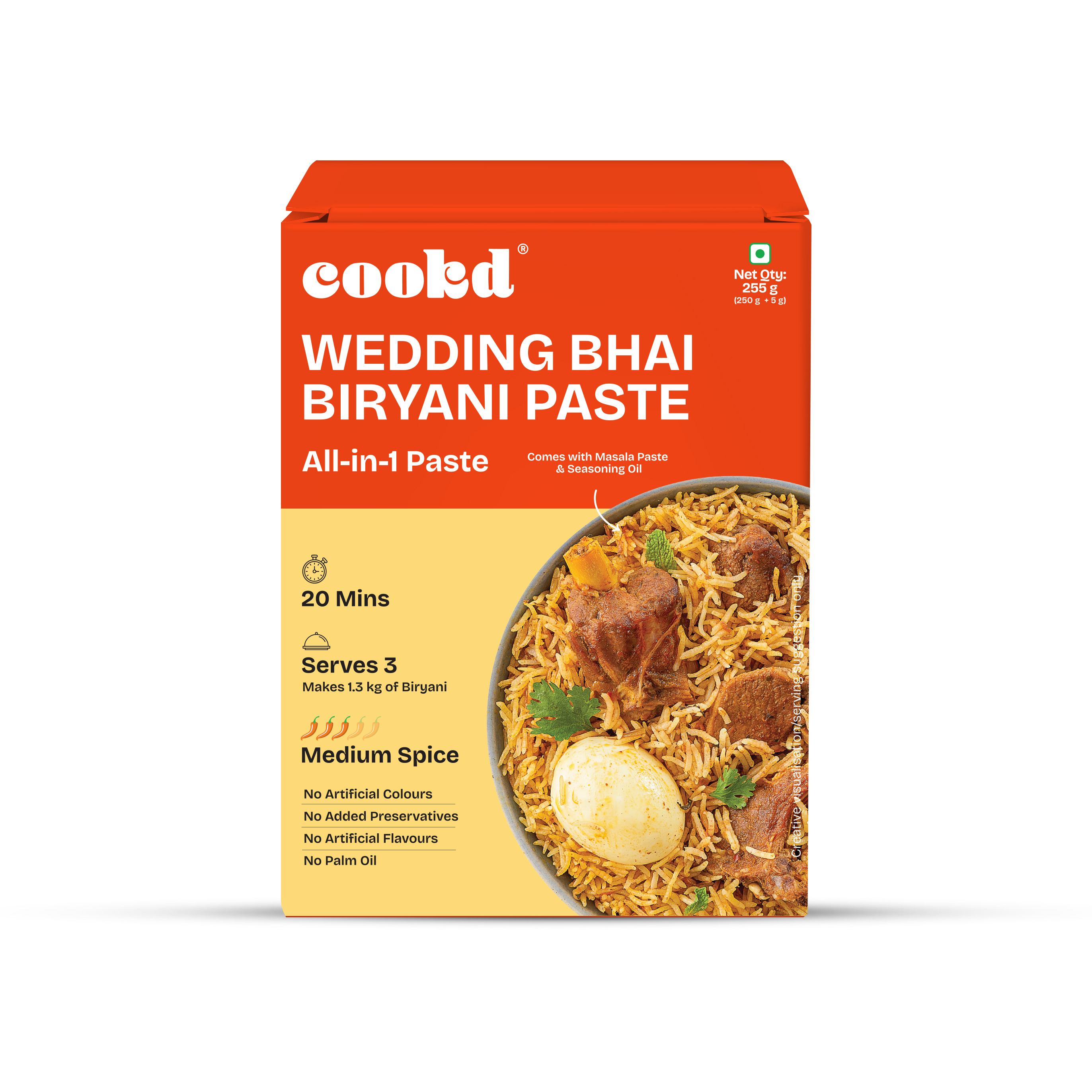 Wedding Bhai Biryani Paste - Front of Pack