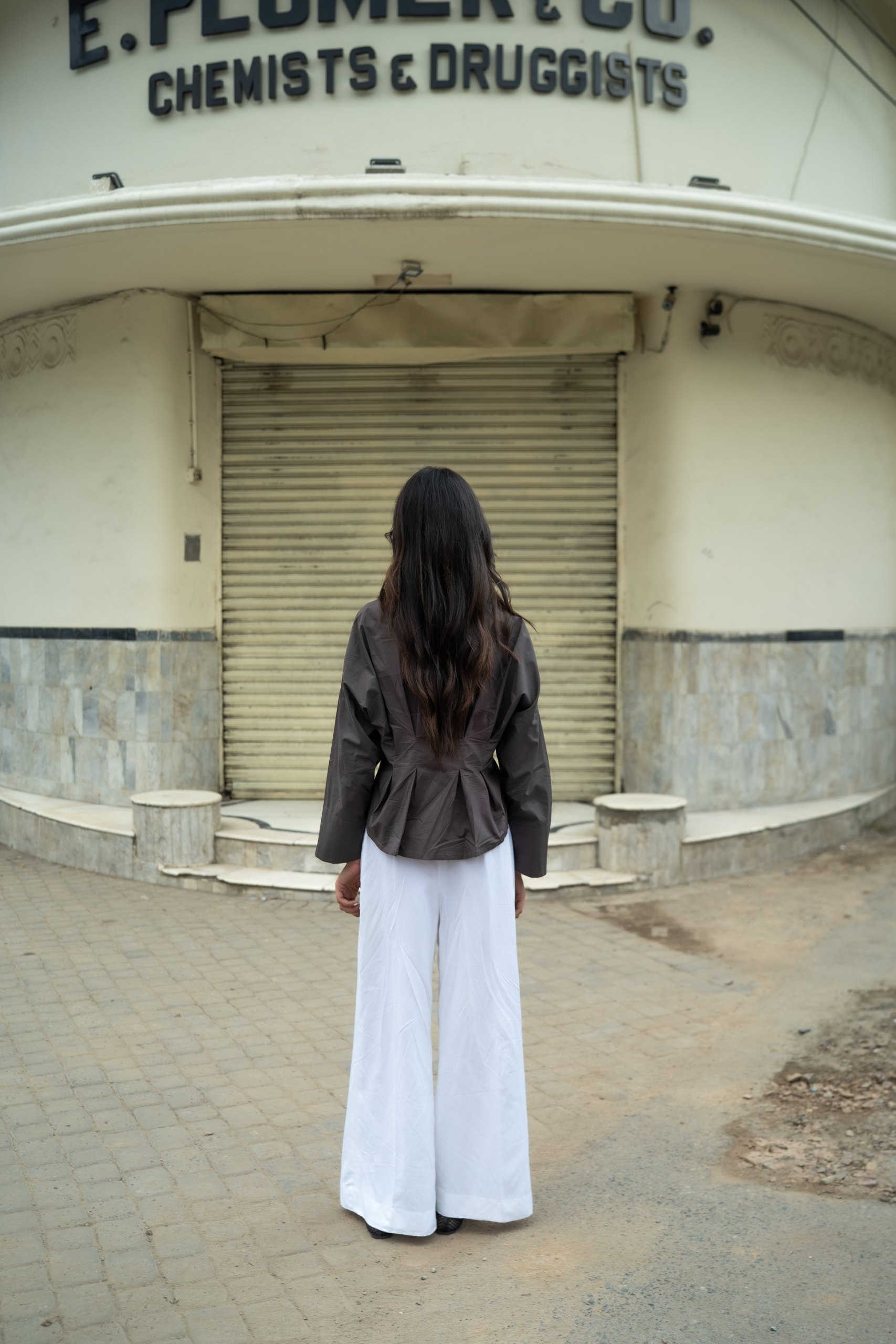 Pleated Peplum Shirt — 3
