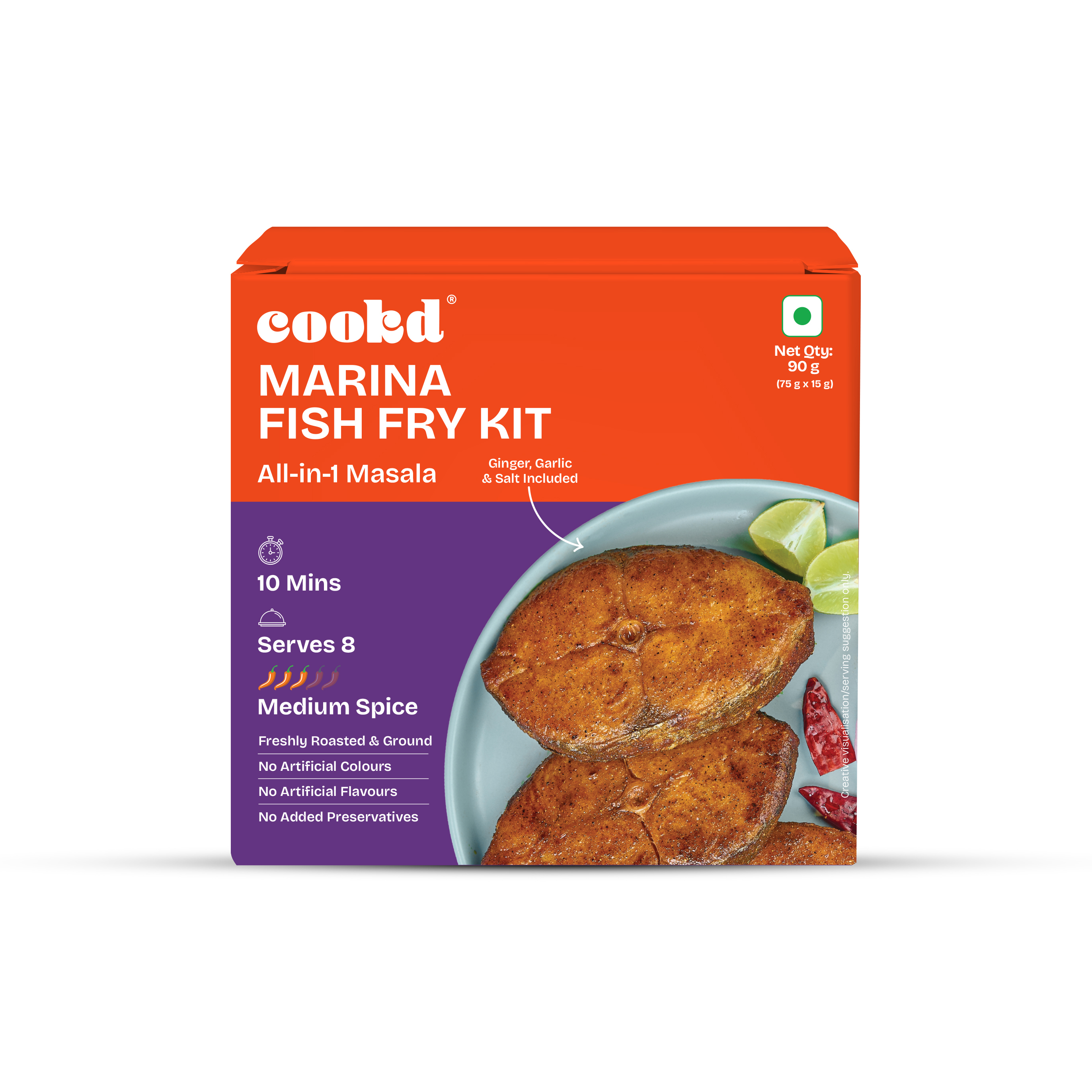 Marina Fish Fry Kit - Front of Pack