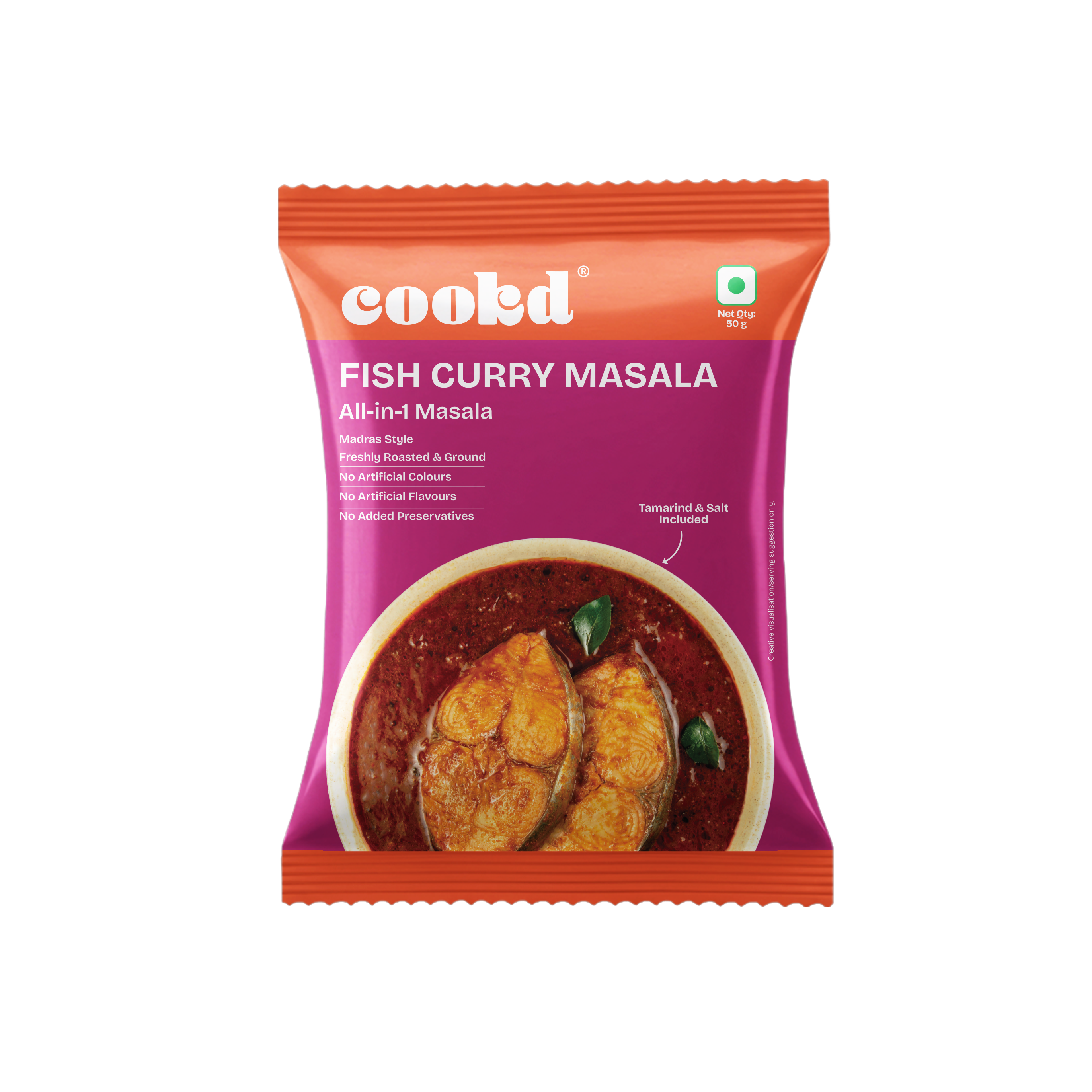 Fish Curry Masala - Front of Pack