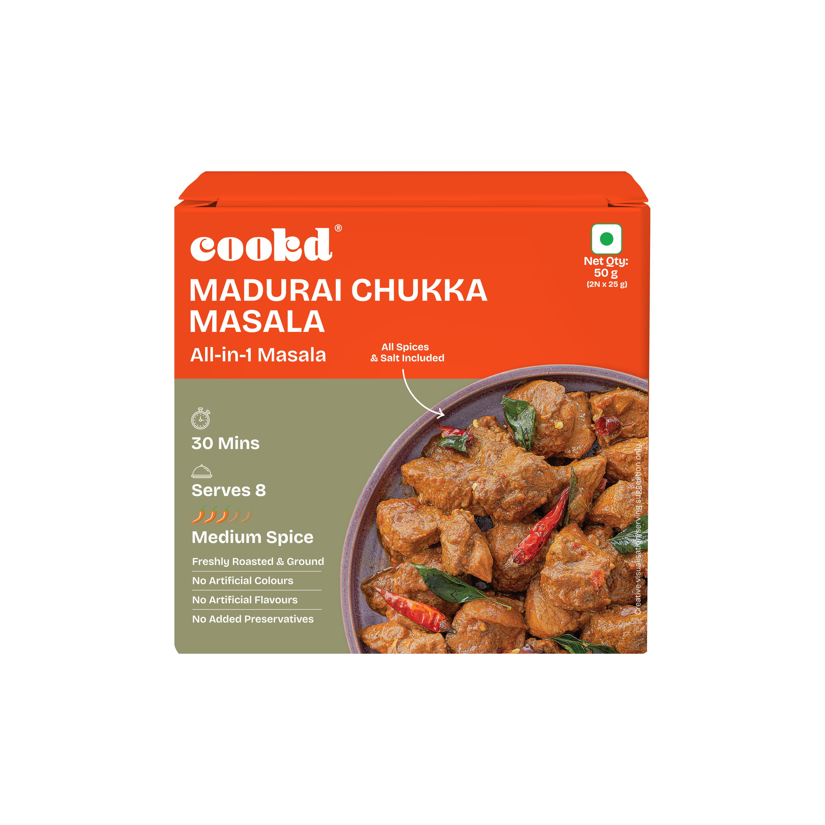 Madurai Chukka Masala - Front of Pack
